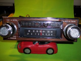 Vintage Ar Automatic Radio Am/fm 8 Track Car Stereo Serviced Or Money Back