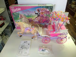 Barbie Sweet Magnolia Horse And Carriage 1996 Walmart Special Edition Vintage