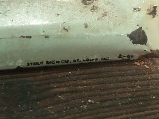 Rare Large Vintage 1940’s s 7Up 7 Up Soda Pop Gas Station Tin Tacker Metal Sign 5