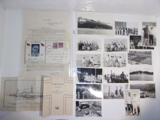 EXTREMELY RARE 1935 FRANKLIN D.  ROOSEVELT 2nd PRESIDENTIAL CRUISE USS HOUSTON 2