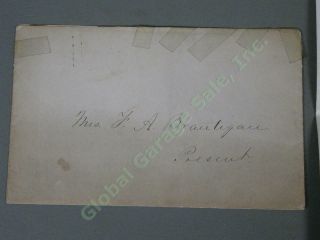 RARE 1873 Ulysses S Grant Presidential Inaugural Ball Invitation With Envelope 4