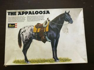 Vintage " The Appaloosa " Horse Model Kit Revell (h - 960) 1971 Issue -