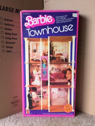 1983 Vintage Barbie Townhouse Playset (nrfb)