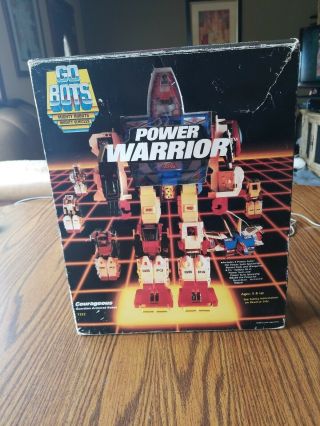 Vtg Gobots Power Warrior Courageous Guardian Armoured Robot Boxed