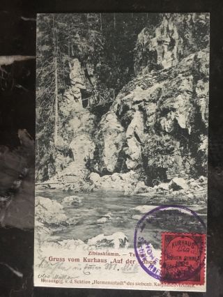 1908 Nagy Hungary Picture Postcard Cover To Michelsberg Kurhaus Hohen Rare