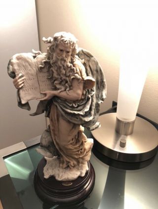 Vintage Retired Giuseppe Armani Figurine Statue Art " Moses " 0812c Spiritual