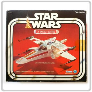 Vintage Star Wars : Luke Skywalker X - Wing Fighter : Package Box Only