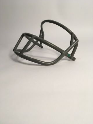 Vintage Schutt Opo Football Helmet Face Mask Old Stock Grey Green Dot