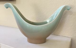 Vintage William Manker California Pottery Vase Bowl Mid Century Modern