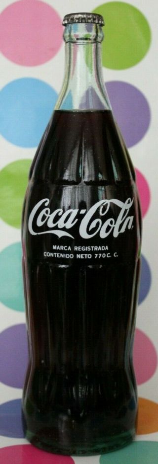 Chile South Coca Cola Big Tall Bottle Acl Rare 700 770 750 760 Vintage Error