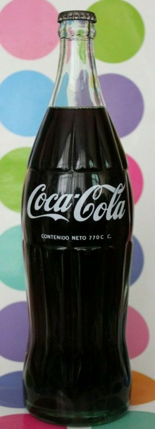 Chile South Coca Cola Big Tall Bottle Acl Rare 700 770 750 760 Vintage Old