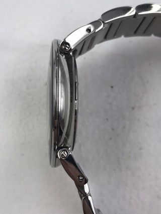Bulova Mens Diamond Quartz Stainless Steel Watch $350 41mm 96D121 C8343048 3