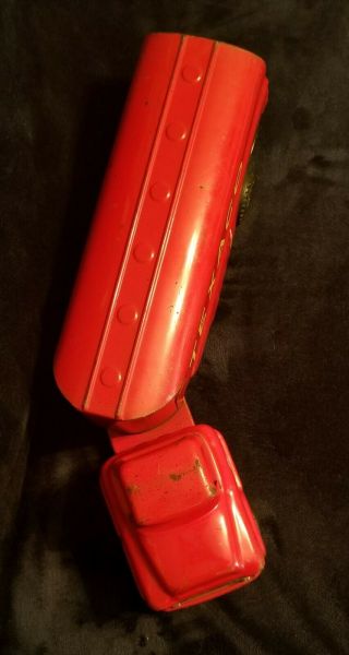 Vintage 1950 ' s Buddy L Pressed Steel Red Texaco GMC 550 Gas Tanker Truck Toy 3