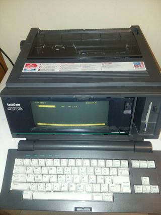 Vintage Brother Word Processor Wp - 2410 Ds