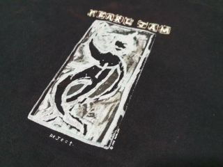 Vtg 1993 Pearl Jam Reject T - Shirt Black Xl 90s Grunge Alternative Rock Band