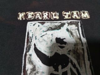 Vtg 1993 Pearl Jam Reject T - Shirt Black XL 90s Grunge Alternative Rock Band 3