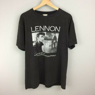 Rare Vintage 80s John Lennon T Shirt