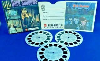Vintage Viewmaster Dark Shadows Barnabus Collins Complete 3 Reel Set View Master