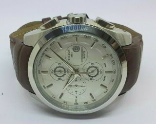VINTAGE Men ' s Tissot 1853 Chronograph Quartz Date Wrist Watch 4