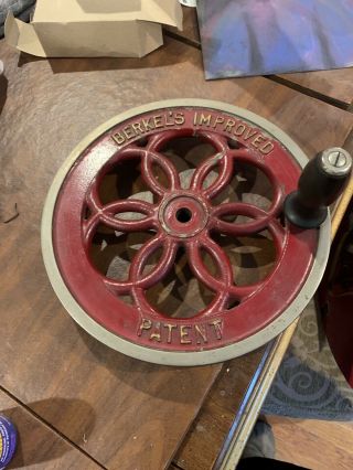 Berkel Antique Coffee Grinder Wheel