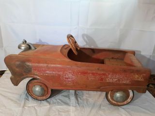 Vintage 1960 ' s Murray Fire Chief Pedal Car - Ball Bearing Drive 2
