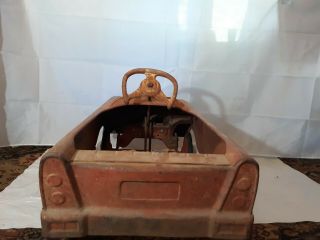 Vintage 1960 ' s Murray Fire Chief Pedal Car - Ball Bearing Drive 7