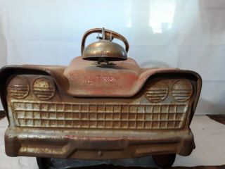 Vintage 1960 ' s Murray Fire Chief Pedal Car - Ball Bearing Drive 8