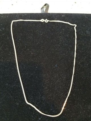 18kt 18k Real Gold Chain 16 Inches 3.  3 Grams Not Scrap