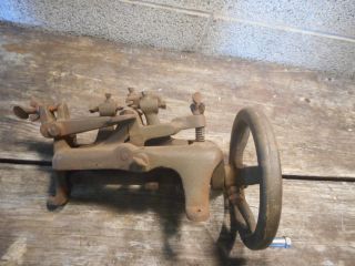 L2703 - Antique Logging Saw Set Band Saw Automatic Swage Setter Machine 4