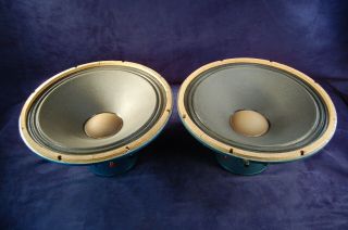Vintage Stephens Trusonic 103lx 15 " 16 Ohm Speakers Woofers