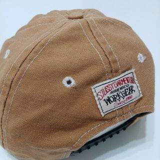 Stussy Work Wear Garment Snapback Hat Vintage 1990s Made In USA Canvas OG Rare 4