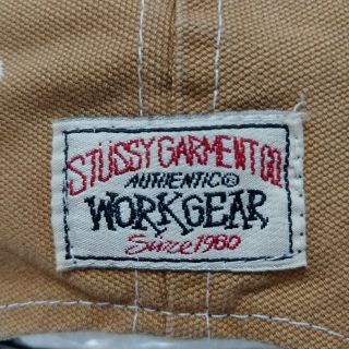 Stussy Work Wear Garment Snapback Hat Vintage 1990s Made In USA Canvas OG Rare 6