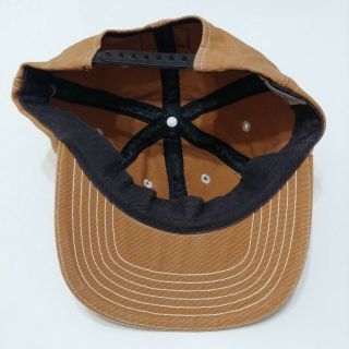 Stussy Work Wear Garment Snapback Hat Vintage 1990s Made In USA Canvas OG Rare 8