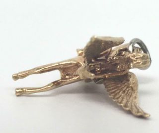 Vintage Estate 14K Gold Pegasus Winged Horse Unicorn Pendant Charm for Necklace 7