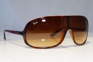 Ray - Ban Mens Vintage 1990 Designer Sunglasses Brown Shield Rb 4082 642/13 19367