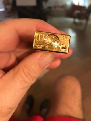 VINTAGE DUNHILL SOLID 14K GOLD LIGHTER 2