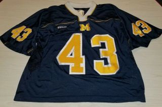 University Of Michigan Wolverines Game Issued Lacrosse Jersey Xl Vintage