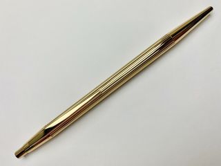 Vintage Montblanc Noblesse Gold No.  1947 20k Gold Finish Ballpoint Pen