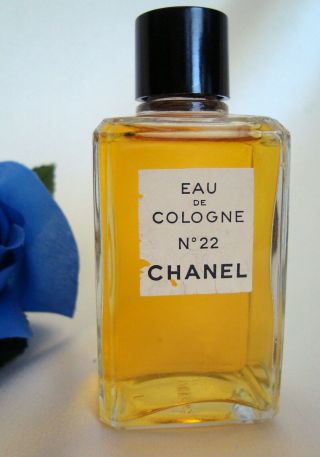 Vintage & Rare Chanel Nº 22 Eau De Cologne Splash 2.  0 Fl.  Oz.  No Box