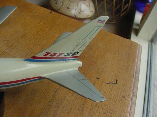 RARE VINTAGE BOEING 747SP JET AIRPLANE DESK MODEL BY PAC MIN NO STAND 6