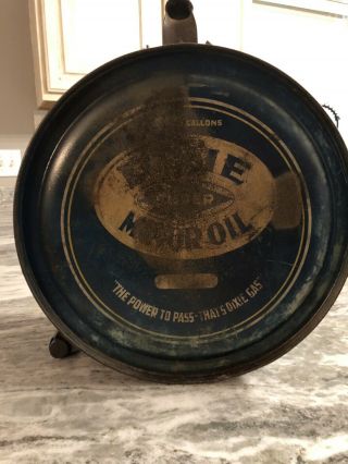 Rare Dixie Motor Oil 5 Gallon Rocker Can,  Great Can