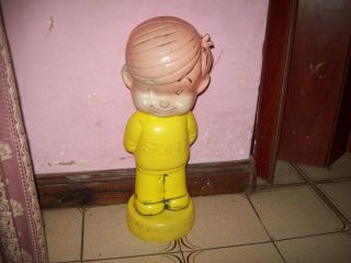 Ultra Rare Large Sony Boy Atchan Ad Doll Mascot Figure 1960´s Argentina