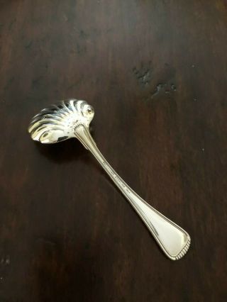 Buccellati Italy Milano Sterling Silver Scallop Sugar Spoon 2