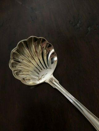 Buccellati Italy Milano Sterling Silver Scallop Sugar Spoon 3