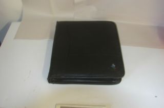 Vintage IBM Transnote 2675 with leather cover,  pen and recovery disc 3