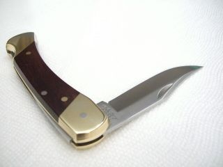 Vintage NOS UNCLE HENRY Schrade LB7 USA Folding Pocket Knife & Sheath 3