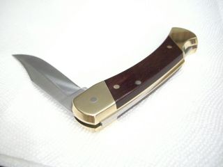 Vintage NOS UNCLE HENRY Schrade LB7 USA Folding Pocket Knife & Sheath 4