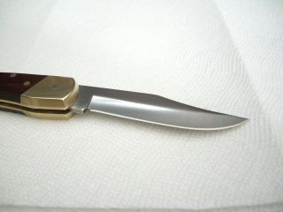 Vintage NOS UNCLE HENRY Schrade LB7 USA Folding Pocket Knife & Sheath 5