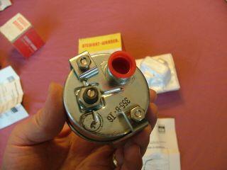 Vintage NOS 1960s Stewart Warner 2 5/8 Vacuum Gauge SW,  NOS 429330,  355 - B 3