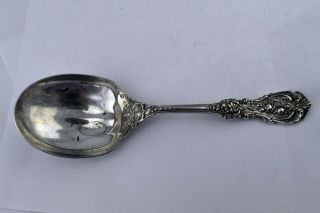 Francis I By Reed & Barton 9 1/2 " Sterling Solid Salad Serving Spoon 4.  9 Oz.